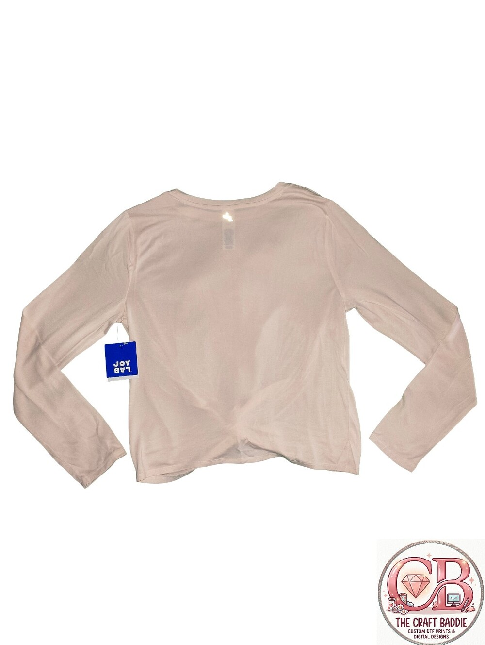 JoyLab NWT Ghostface Baddie Graphic Twist Front Long Sleeve Top L - Picture 7 of 8